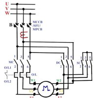 Star Delta Starter Control Circuit Diagram Explanation In Tamil