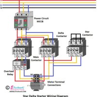 Star Delta Starter Power And Control Circuit Diagram Pdf